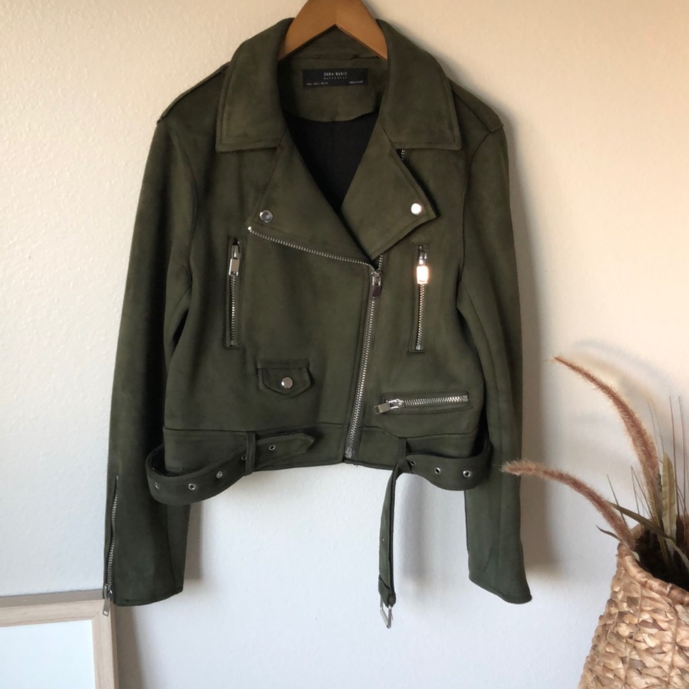 Zara Faux Suede Jacket